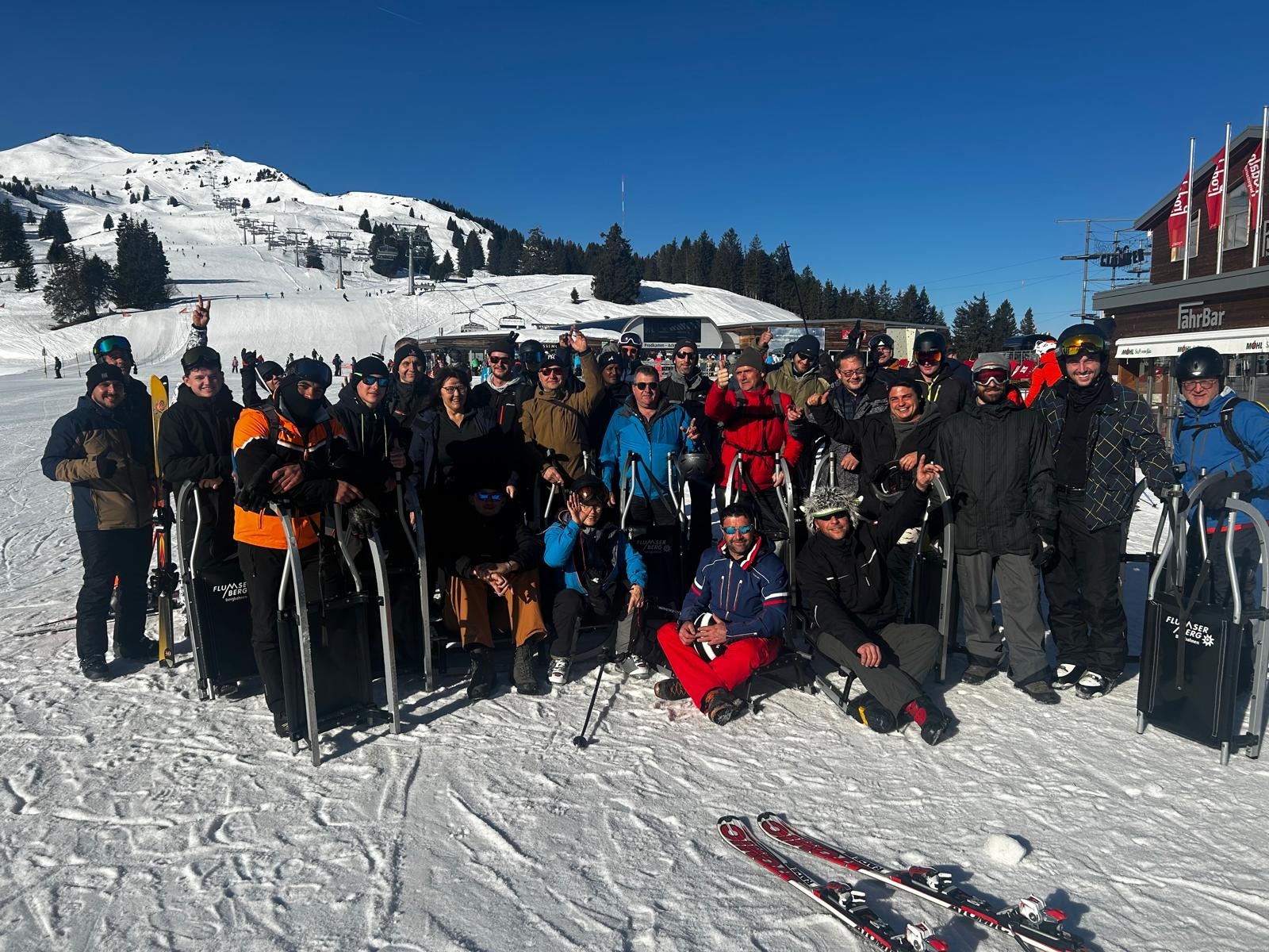 Betriebsausflug in den Schnee